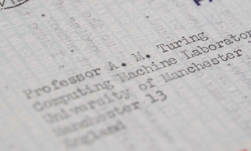 Lost Turing letters